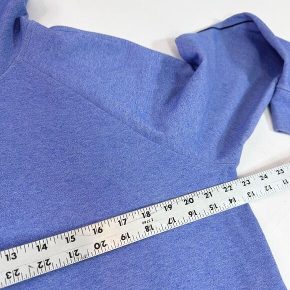 Under Armour Project Rock Sweatshirt Womens XL  Blue Hoodie Full Zip Hooded - Picture 3 of 8